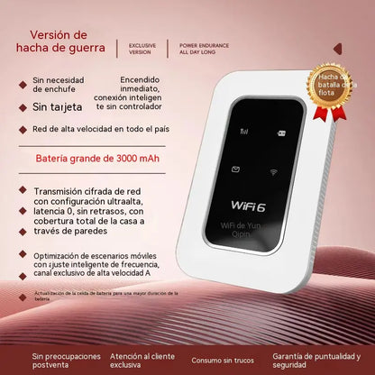 💻📶Un router Wi-Fi portátil que no requiere fuente de alimentación, perfecto para apartamentos de alquiler, residencias de estudiantes y excursiones al aire libre.