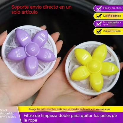 🌀6 artículos por solo 25 euros✨ Filtro Flotante para Lavadora – Atrapa Pelusas, Cabellos y Pelos de Mascota en Cada Lavado 🧺