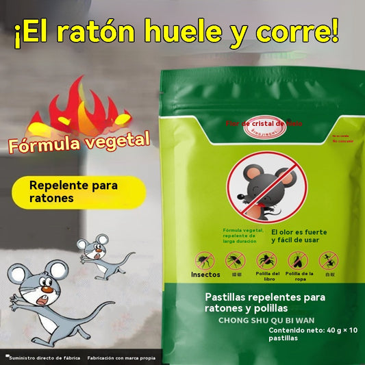 🔥【5 paquetes de 50 cápsulas】Pastillas para repeler plagas y ratones.