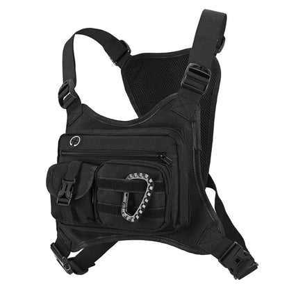 📢📢 ¡50% DE DESCUENTO! ⏰ Bolsa táctica de pecho para hombre para ciclismo al aire libre