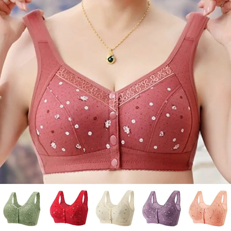 💕【Paquete de 2 unidades】Sujetador de encaje de talla grande, cómodo, nuevo y mejorado (49 % de descuento)
