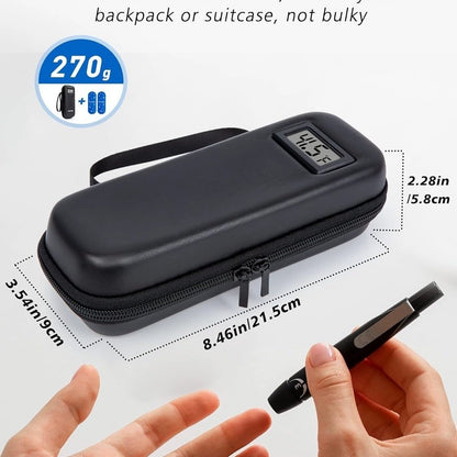 🧑‍⚕️Estuche de viaje para enfriar insulina con pantalla de temperatura
