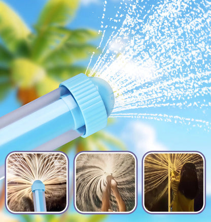 🌈 Pistola de agua arcoíris brillante | ¡Diversión veraniega que explota como por arte de magia! ✨