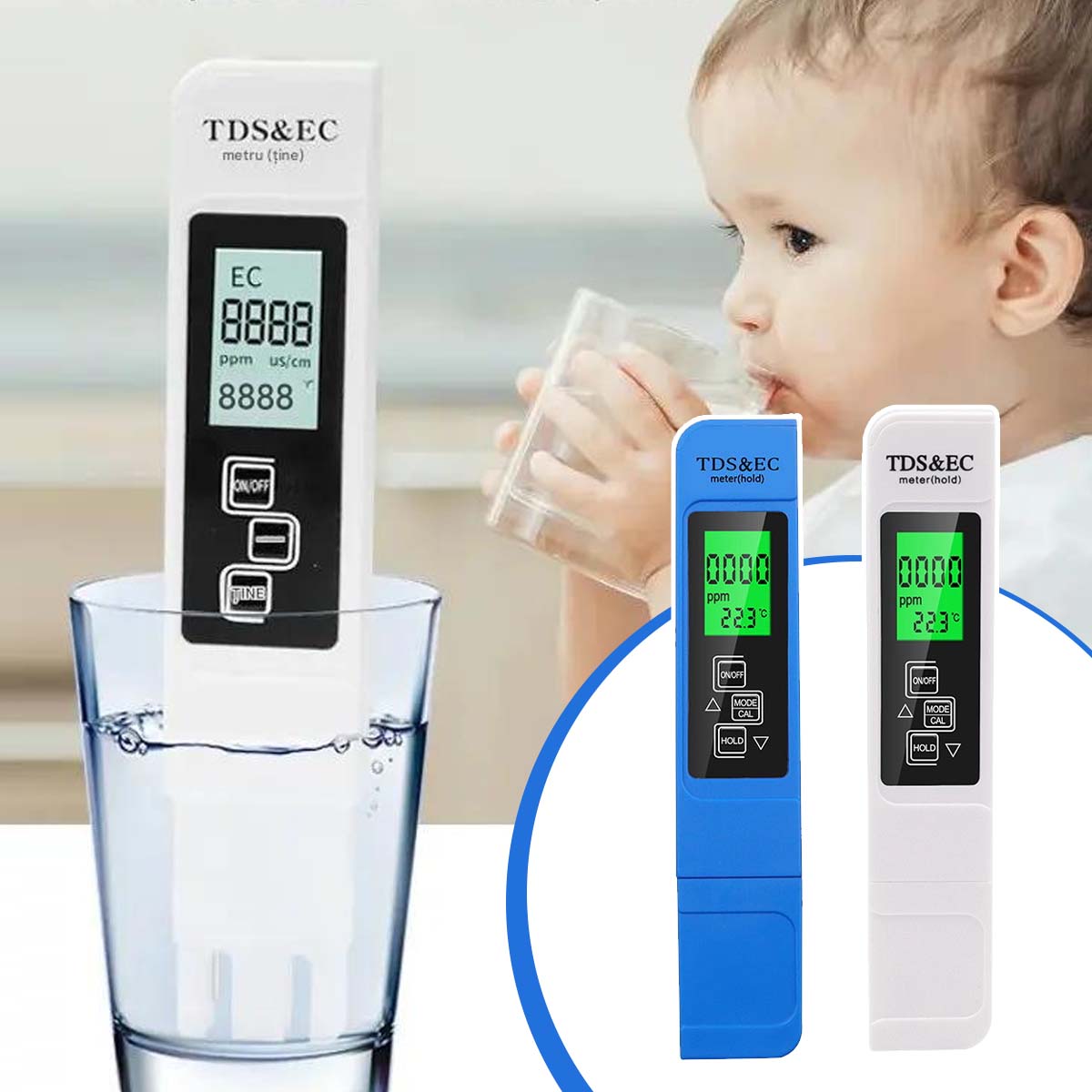 🔥Analizador digital de calidad del agua con medidor TDS