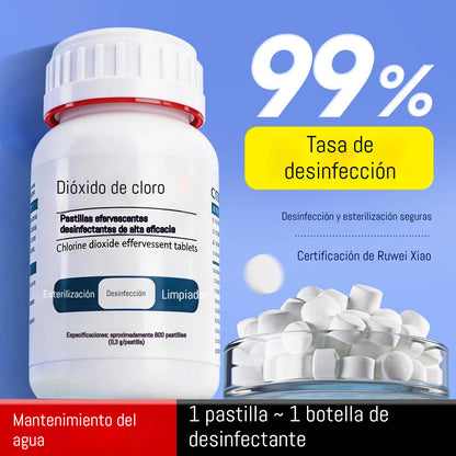 🔥【300 cápsulas/frasco】💊🌊Las tabletas efervescentes de dióxido de cloro son adecuadas para la esterilización y desinfección en estanques de peces y acuarios.