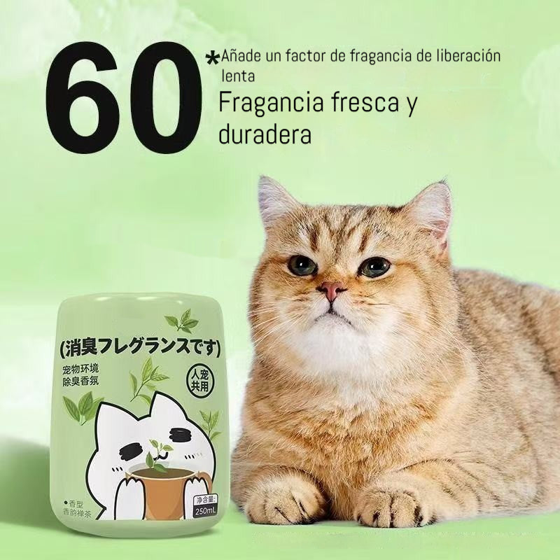 🐱🐶Desodorante para mascotas, apto para gatos y perros, tanto para humanos como para animales.