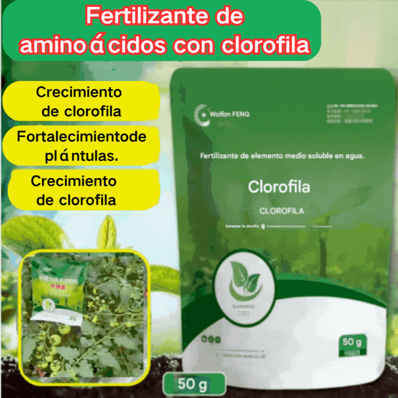 Venta caliente🌿🌿Fertilizante foliar hidrosoluble con clorofila para flores, frutales y hortalizas. Favorece el crecimiento radicular y de las plántulas, y aumenta la producción. Fertilizante agrícola hidrosoluble.