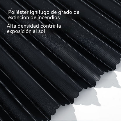 [Juego de 4 piezas] Cortina parasol con riel deslizante para ventana de coche y aislamiento térmico