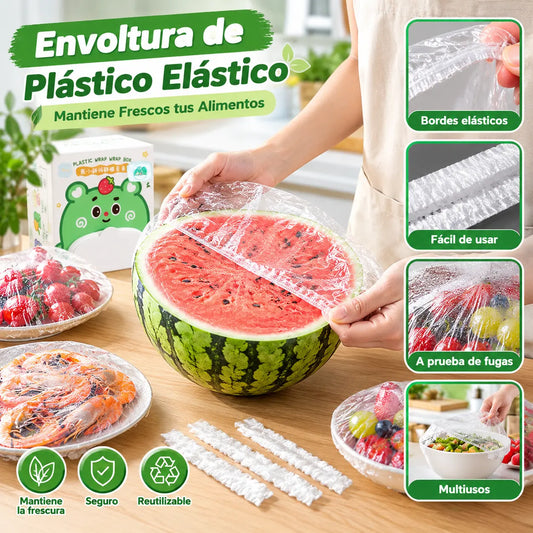 【2 cajas/200 piezas】Funda de film transparente desechable extraíble