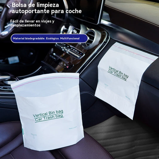 🚗🧴 【200 piezas】 Bolsas autoadhesivas para limpiar el coche: se adhieren a cualquier superficie y se mantienen firmemente en su lugar. Limpian y dejan todo impecable, sin residuos. 🧹✨
