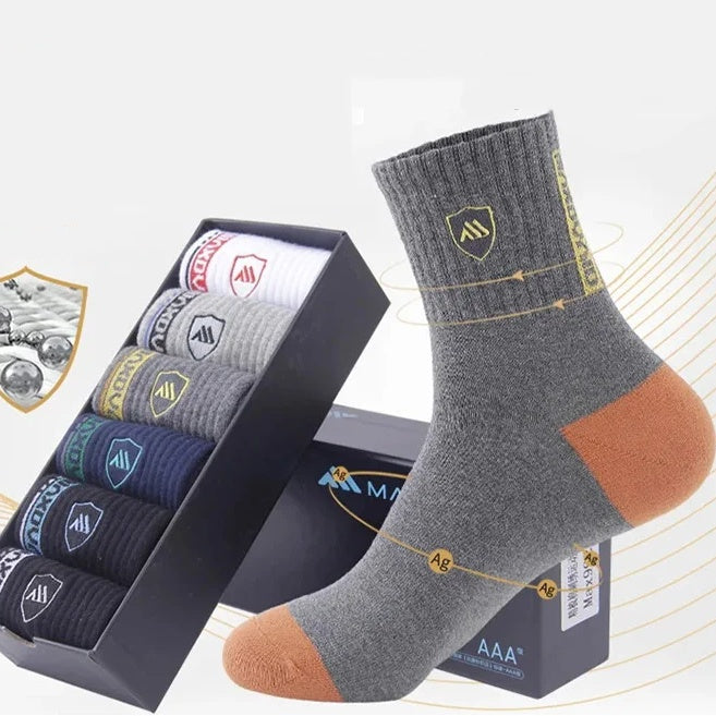 Compra 10 y llévate 10 gratis【20 pares】Calcetines deportivos transpirables, antiolores y absorbentes del sudor para hombre