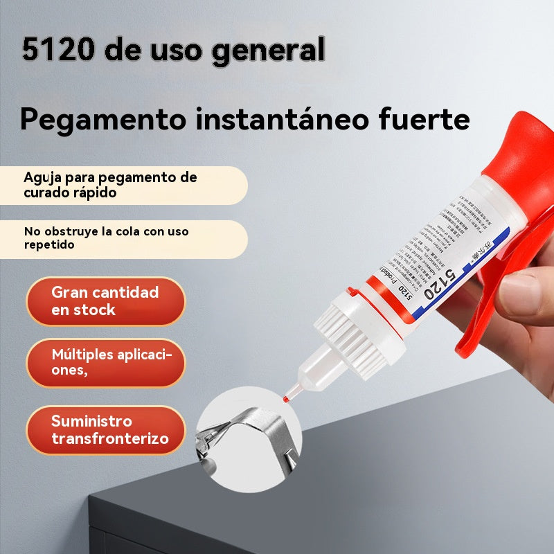 Adhesivo de alta resistencia que se puede utilizar para unir superficies de materiales como metal, vidrio, madera y cerámica.