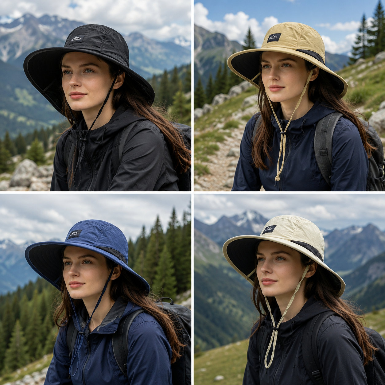 🔥✨【Compra 1 y llévate 1 gratis】🧢Sombrero tipo cubo plegable unisex para protección solar