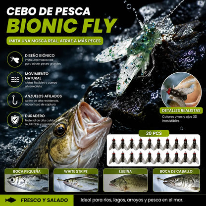 🔥【Compre 20 y obtenga 20 gratis】Cebo para moscas biónico (20/40 piezas)