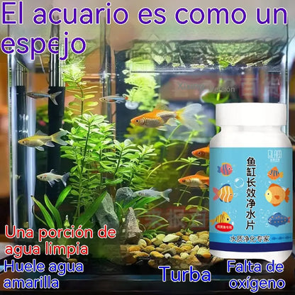🐠🌿 Pastillas purificadoras de agua para acuario + pastillas oxigenadoras