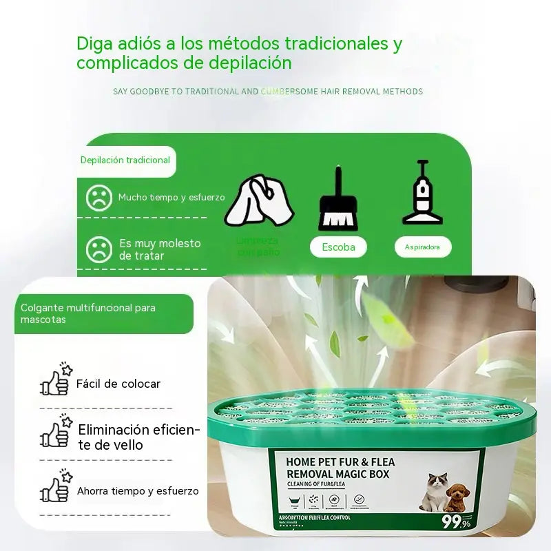 【30%OFF]【Compra 1 y llévate 1 gratis】🔥Oferta especial 2026 - Caja mágica para eliminar el pelo y el olor de las mascotas