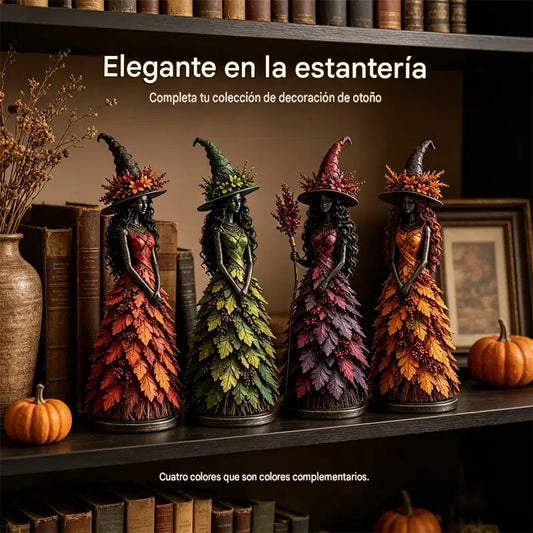 🧙‍♀️ Figura de bruja encantada de otoño