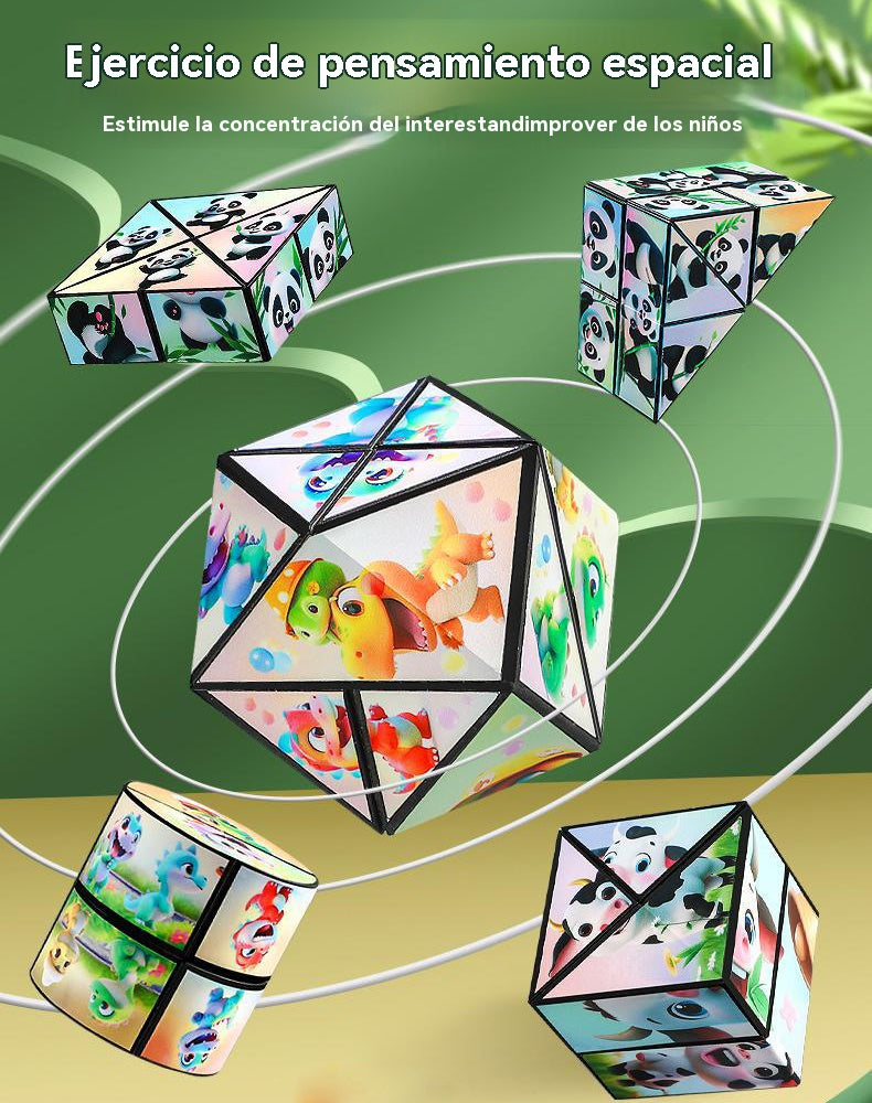 🔥【Compra 1, llévate 1 gratis】Cubo de Rubik con deformación geométrica, rompecabezas 3D, bloques de construcción🧩Precio medio desde 5 euros