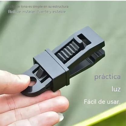 🏡🌿[50 piezas] Clips de montaje para malla de sombra, clips de montaje para tiendas de campaña