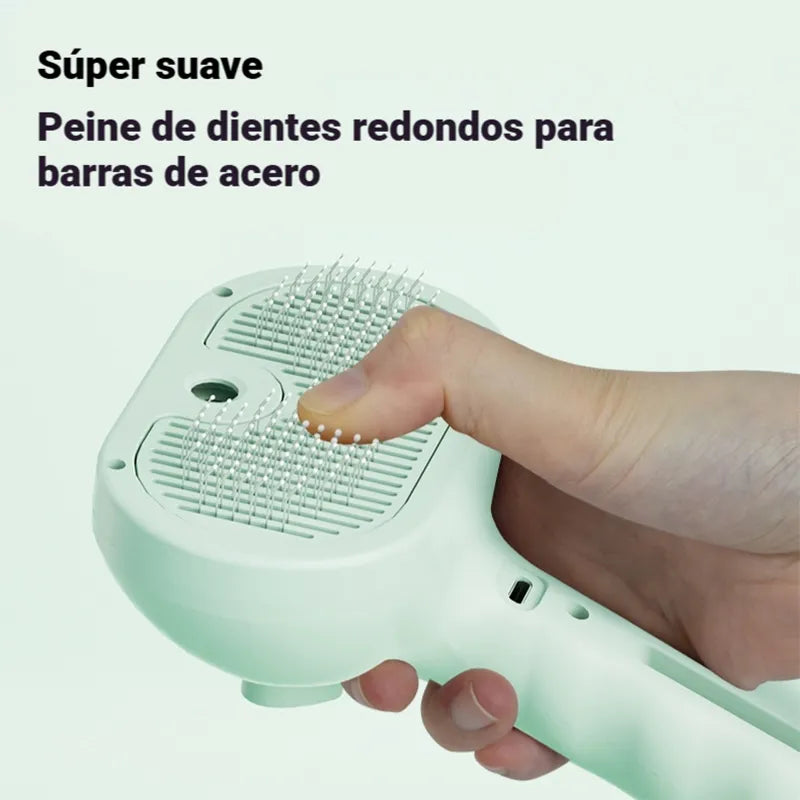 【Peine pulverizador + líquido sin enjuague】Compra 1 juego y llévate 1 gratis🐶✨peine pulverizador para mascotas！
