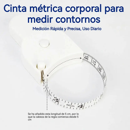 📏✨【Compra 1 y llévate 2 gratis】 Cinta métrica corporal para medir contornos | Medición Rápida y Precisa, Uso Diario【¡Solo 3.3€ por pieza!】