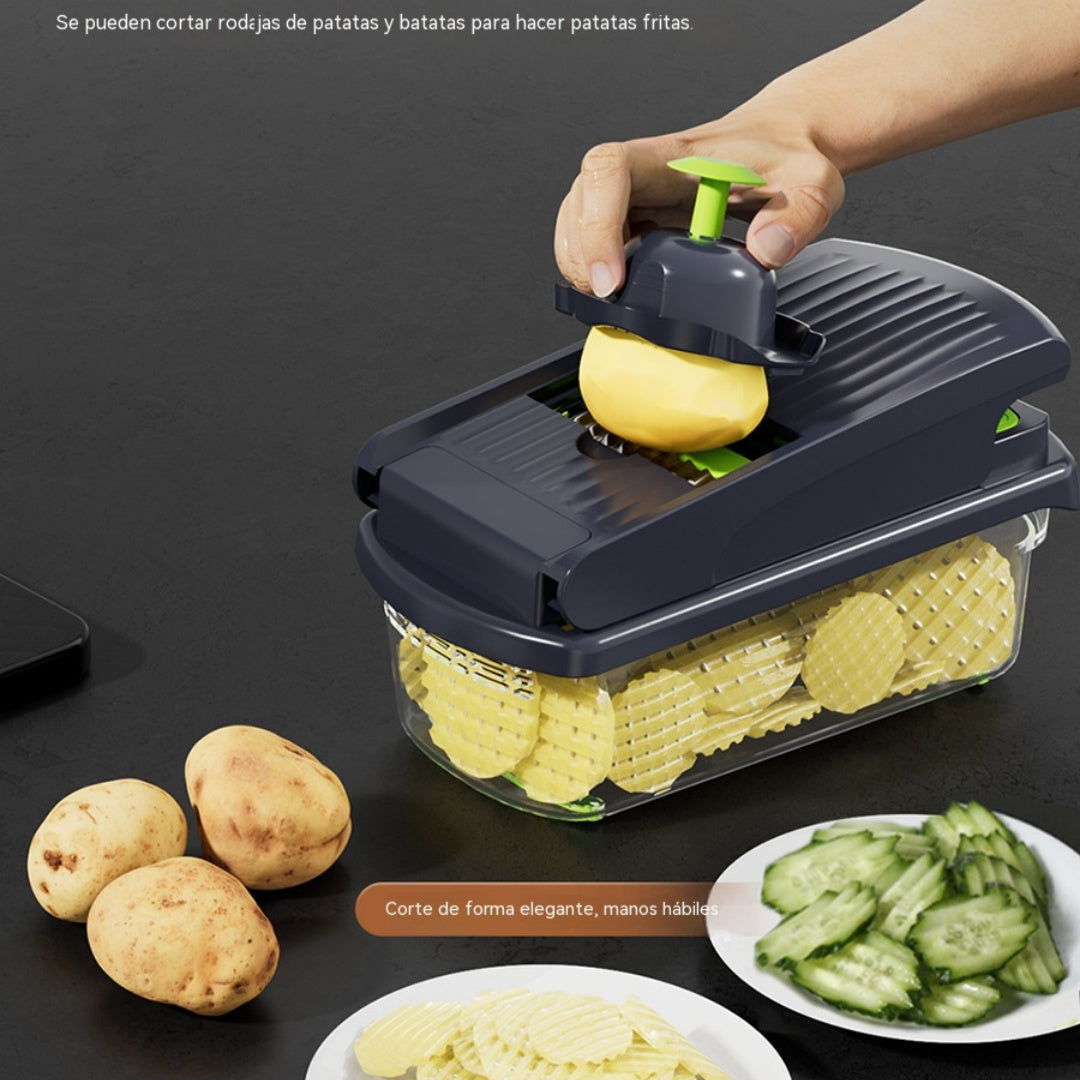✨✨Cortador y triturador de cocina multifuncional (para rebanar, desmenuzar y rallar)