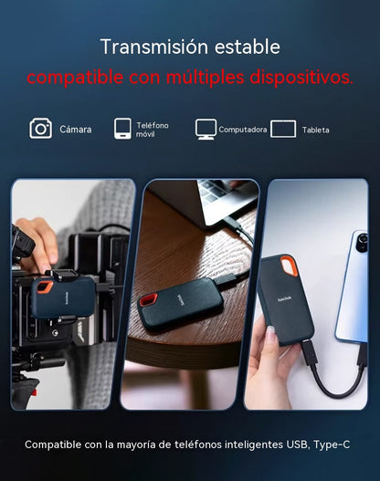 【16TB】Disco duro de estado sólido móvil de alta velocidad