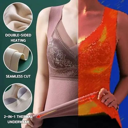 【3 piezas】【40-100 kg】Ropa interior de encaje de terciopelo de ganso de otoño e invierno, espalda hermosa, accesorios para fruncir el pecho, prevención de la flacidez del pecho