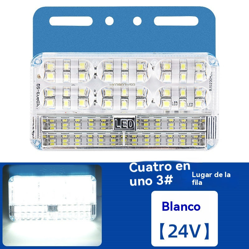 🚚50% OFF🚛【4 piezas】Luces laterales LED superbrillantes e impermeables de 24 V para camiones grandes.