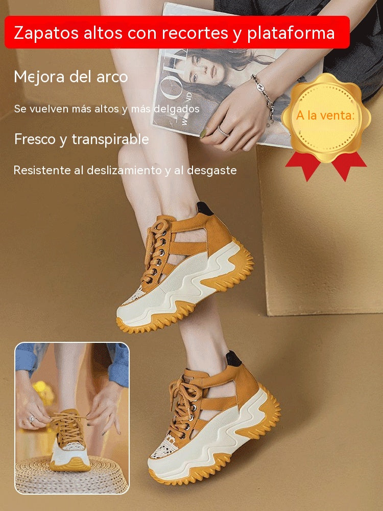 【35-40】Nuevas sandalias casuales transpirables de verano para mujer, con suela gruesa.