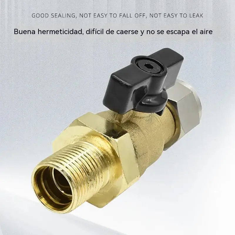 Conjunto de interruptor de corte de aire integrado de uso general para automóviles, remolques de ruedas delanteras, tubos espirales, cilindros auxiliares, líneas de freno y válvulas.