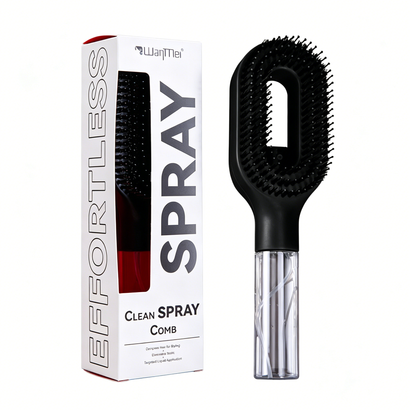 30%OFF🔥Un peine con función de pulverización de un solo botón para evitar eficazmente que el cabello se enrede.