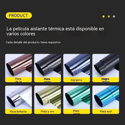 [150CM*200CM] ☀️ Lámina aislante térmica para privacidad – Protección UV, fácil aplicación y perfecta para el hogar y la oficina 🏠