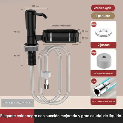⏳Oferta por tiempo limitado: 50% de descuento⏰ Dispensador de jabón para cocina de instalación rápida 🚰🧼