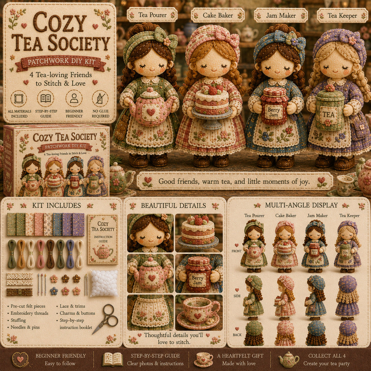 Utolsó nap: Élvezd a 49% kedvezményt! Miniatűr patchwork készlet a Miniature World sorozatból.