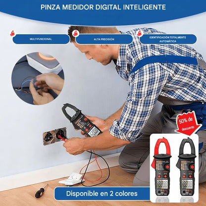 🔥【Oferta por tiempo limitado】🛠️Pinza digital inteligente, pinza de electricista multifuncional✅pinza amperimétrica de alta precisión✅ identificación completamente automática.