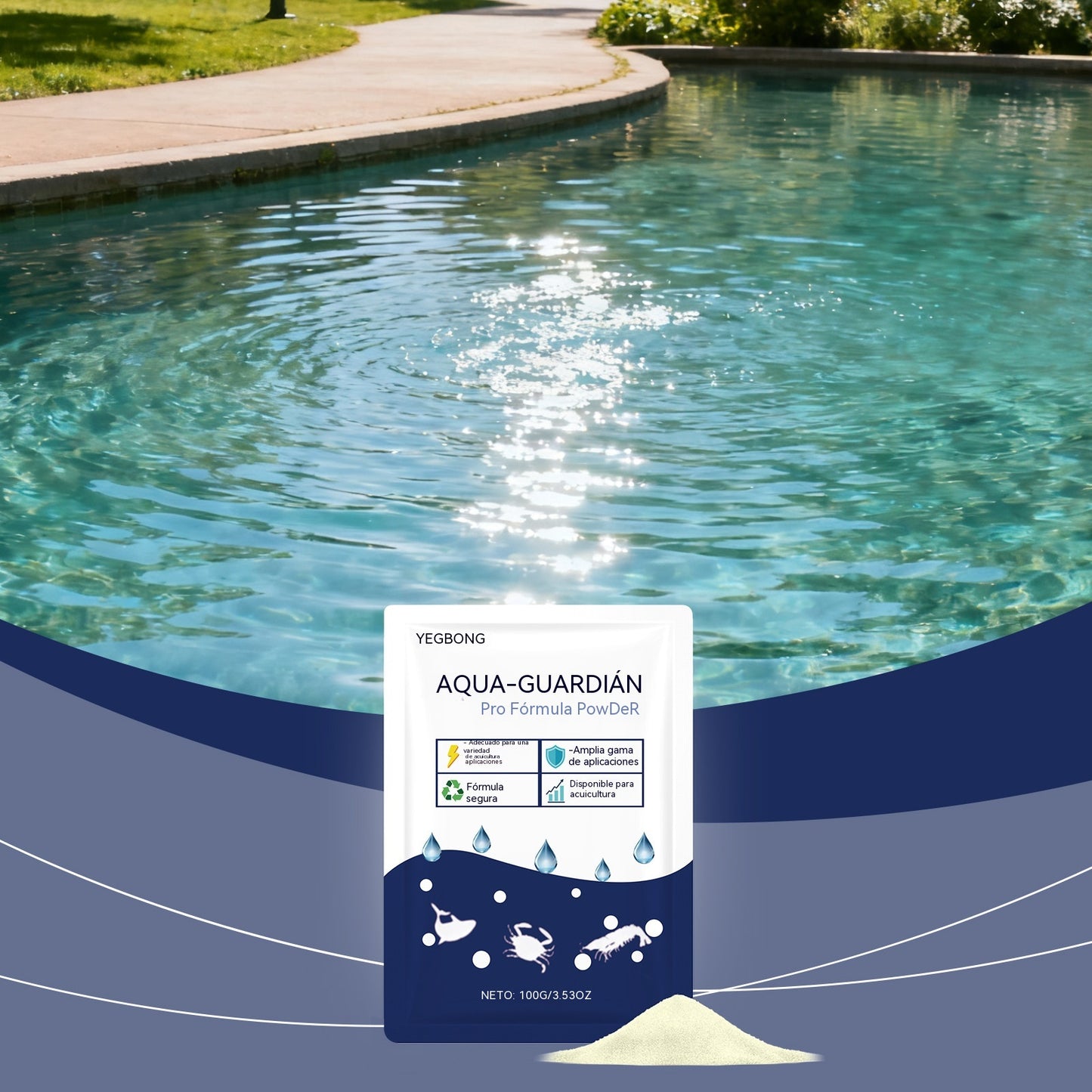 [2 piezas 26 euros]🌿 Claridad cristalina sin químicos agresivos. Seguro para peces, camarones, cangrejos y mariscos. ¡Oferta limitada!