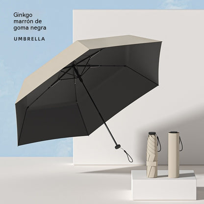 🌂🌂 Paraguas portátil ultraligero para todo tipo de clima con protección UV.