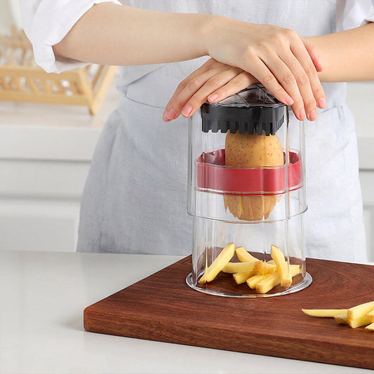 🔪🍎Cortador de frutas y verduras de cocina, puede cortar en cubos y tiras.