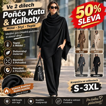 ❄️✨ Komplet z umělého semiše – hřejivý, stylový a jednoduchý, vytváří sofistikovaný zimní vzhled 💃🧥