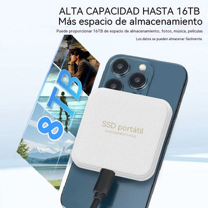 【8TB】Nuevo SSD portátil magnético: compatible con teléfonos móviles y ordenadores.