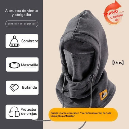❄️ Gorro térmico integral con forro polar que te mantiene abrigado hasta -20 grados Celsius. ⛷️ Ideal para esquiar, andar en moto y actividades al aire libre.