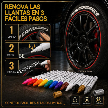 🖊️【Paquete de 12】Con un precio de 27 euros🎨Rotulador de pintura resistente al agua, al aceite y a la decoloración.