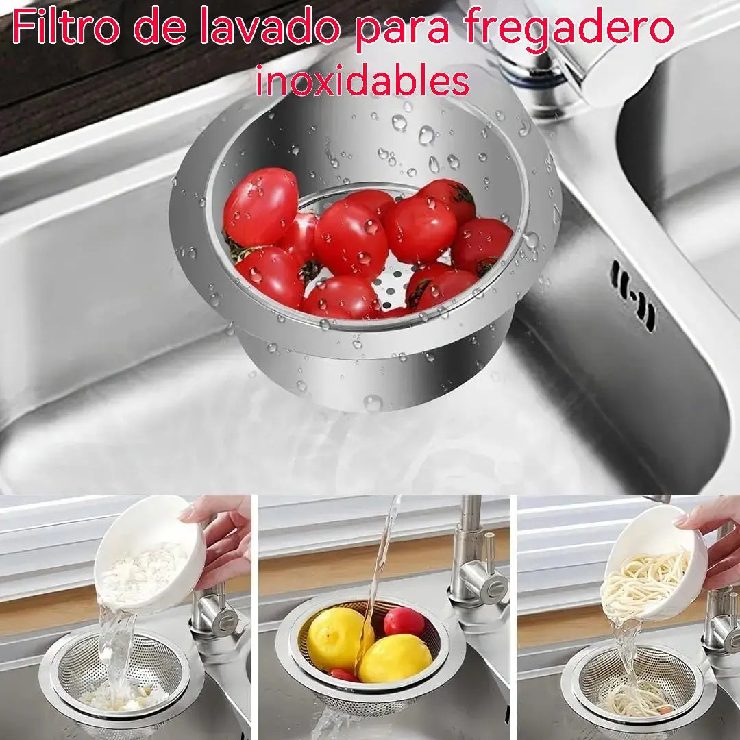 🔥✨Cesta de filtro de acero inoxidable para fregadero