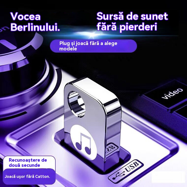 🚗🎵🎵【Unidad flash USB de música】contiene 3000 canciones, 200 MV y efectos de sonido 6D