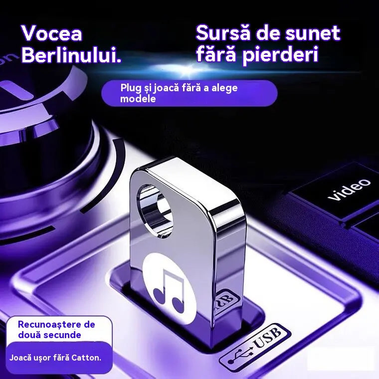 🚗🎵🎵【 32G】 【Unidad flash USB de música】contiene 3000 canciones, 200 MV y efectos de sonido 6D