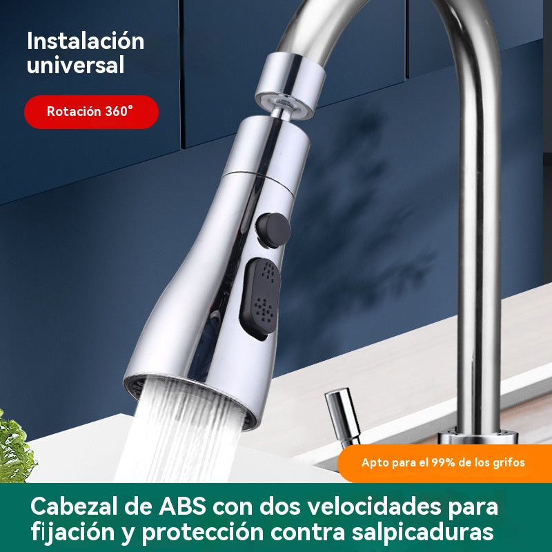 🔥【30%OFF】🚰🔥Boquilla extensora de grifo giratoria de 360°