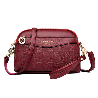 🔥Nuevo bolso para móvil de mujer con diseño en relieve, versátil para desplazamientos, gran capacidad.