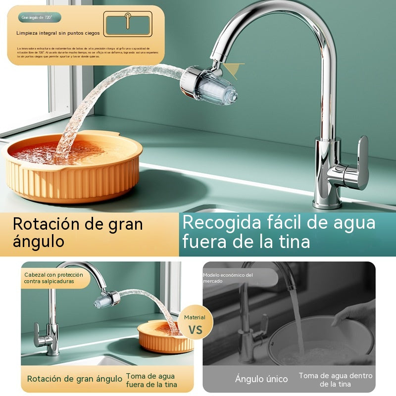 💧【30%OFF】✨ Filtro de agua para grifo de acero inoxidable 316 | Purificación profunda, elimina sedimentos y olores, instalación rápida compatible con el 99% de grifos 🚰