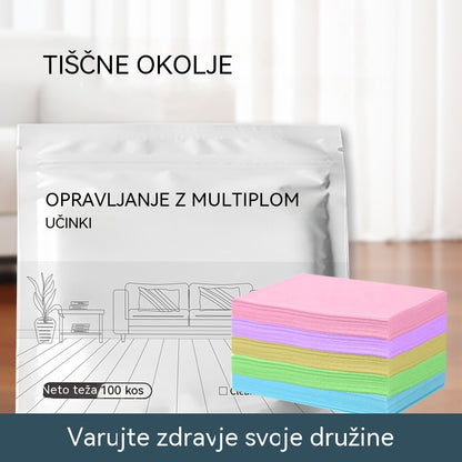 100 antibakterijskih in dezodorirajočih večnamenskih čistilnih tablet | Primerno za parket, laminat, ploščice in stene avtodomov